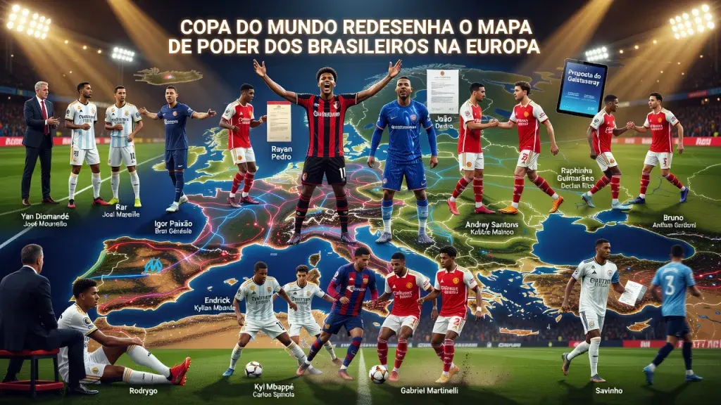 Copa do Mundo redesenha o mapa de poder dos brasileiros na Europa